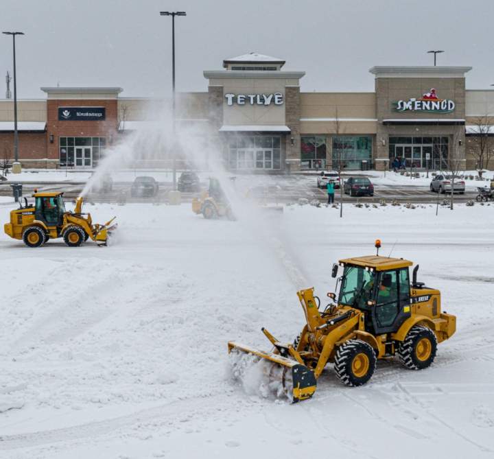 Commercial snow removal in Montreal